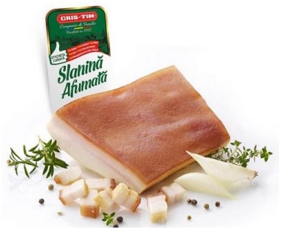 Romanian porc bacon - CRIS TIM - 1kg