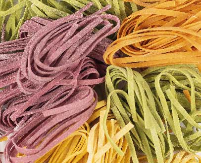 Nouilles colorées artisanales Taitei gradinarestio 200g